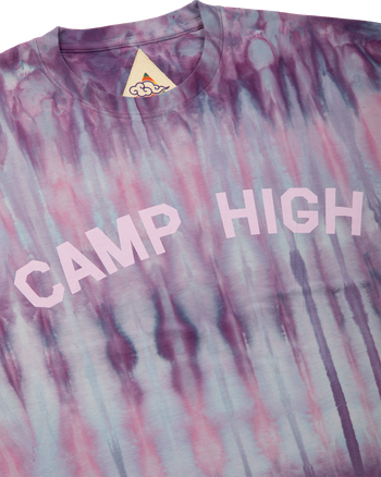 Varsity Tie Dye LS Tee - Purple Haze