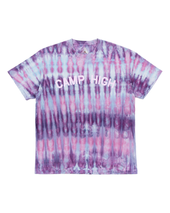 Varsity Tie Dye SS Tee - Purple Haze