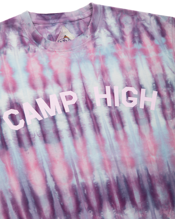 Varsity Tie Dye SS Tee - Purple Haze