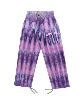 Varsity Tie Dye Sweatpant - Purple Haze