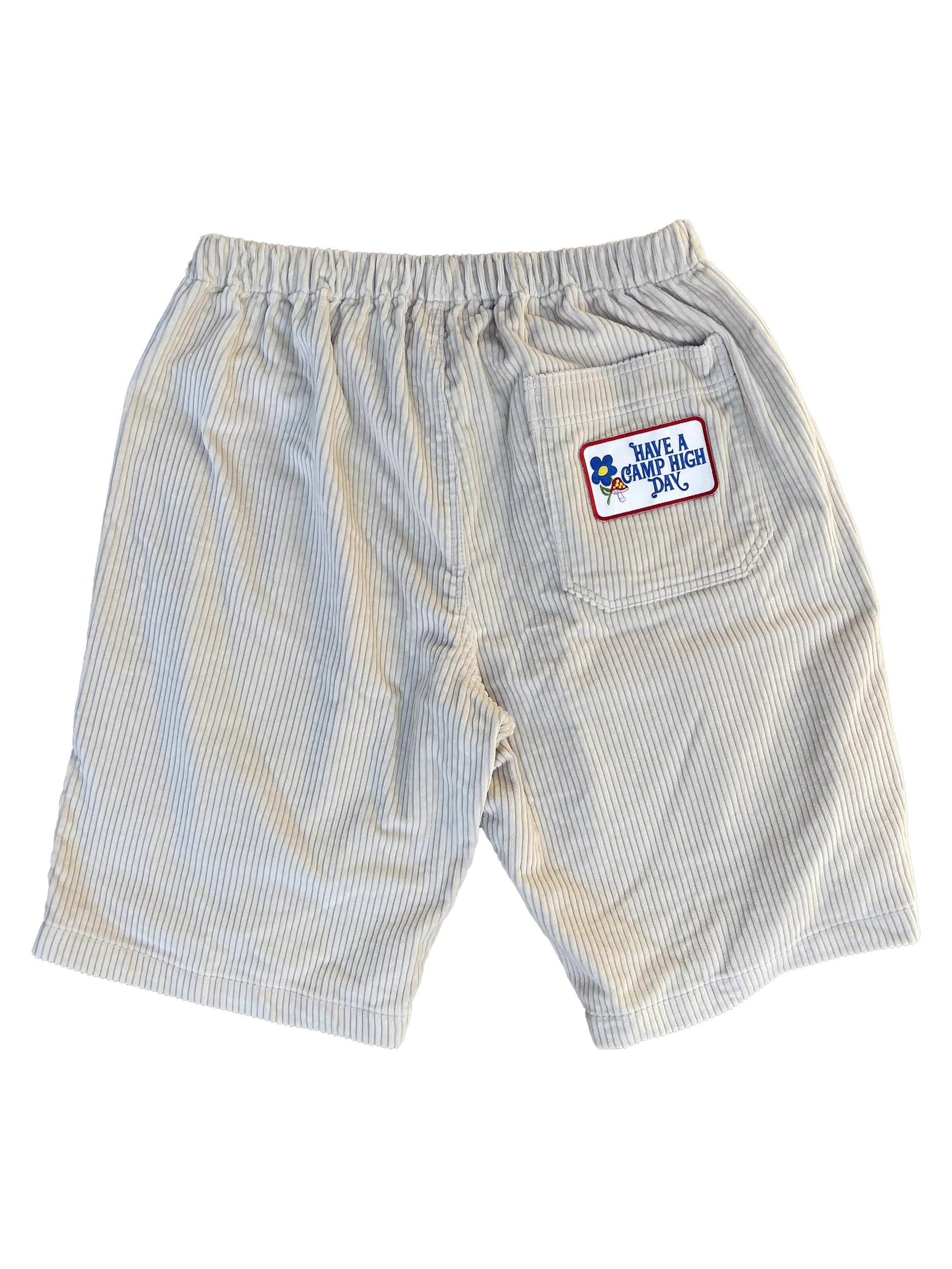 Camp High L/XL / Cream Zen Cord Shorts